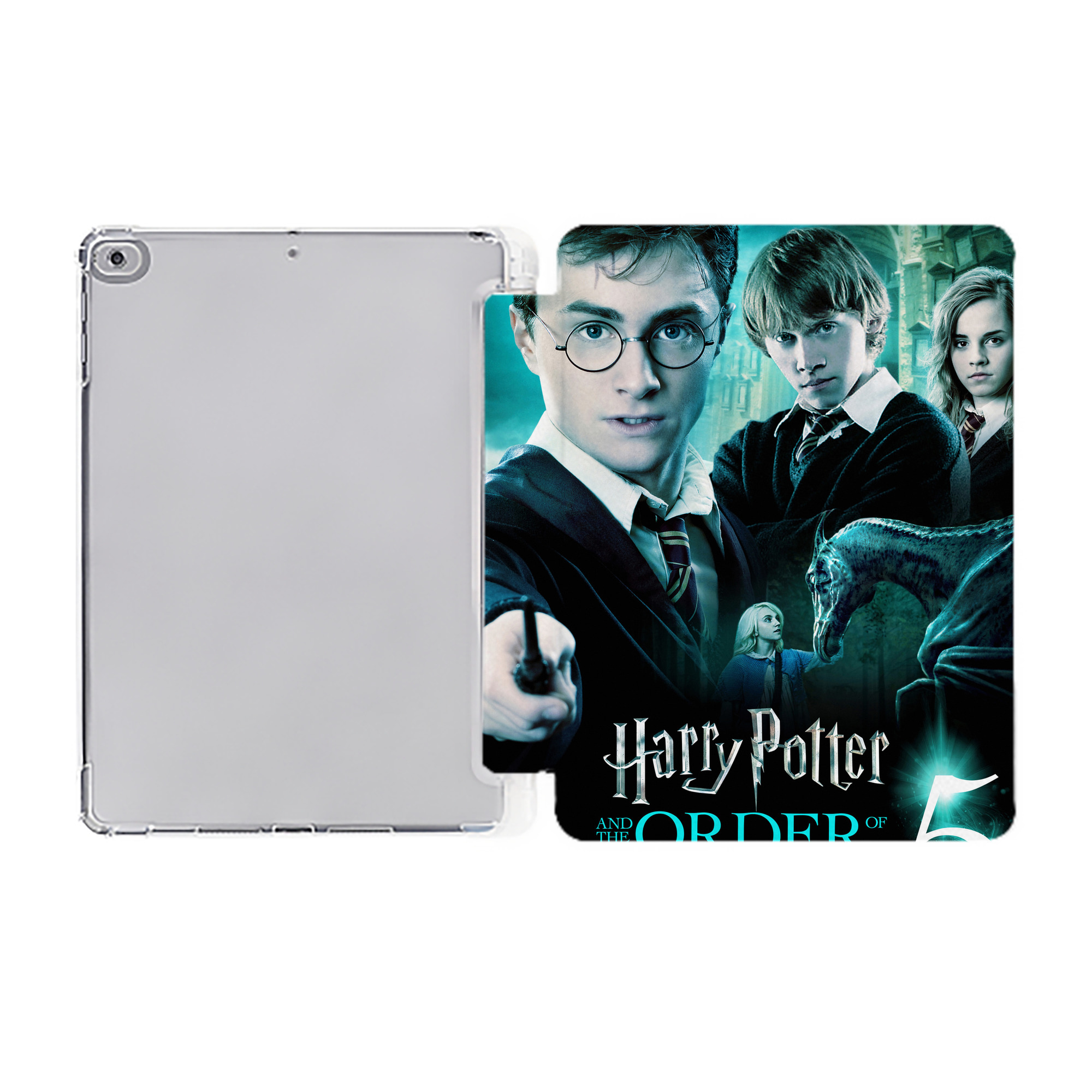 （画像用） Harry Potter ハリー・ポッターシリーズ IPad ケース ペン収納付き 三つ折りスタンド PUレザー×シリコン 対応機種9.5/10.5/10.9インチ